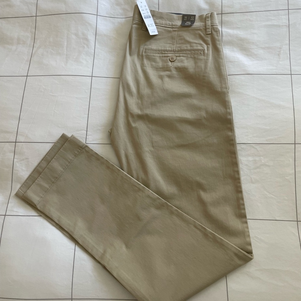JCrew Men’s Slim Stretch Chino Size 31/32 NWT
